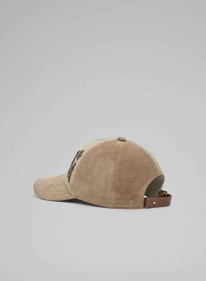 Lorena Antoniazzi BASEBALL CAP IN VELLUTO Vendite Flash