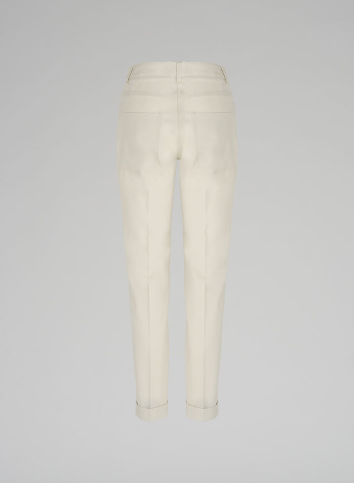 Lorena Antoniazzi PANTALONI IN LANA Nuovo