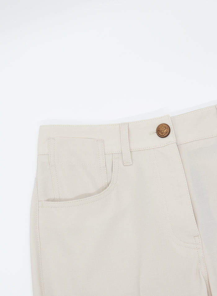Lorena Antoniazzi PANTALONI IN LANA Nuovo
