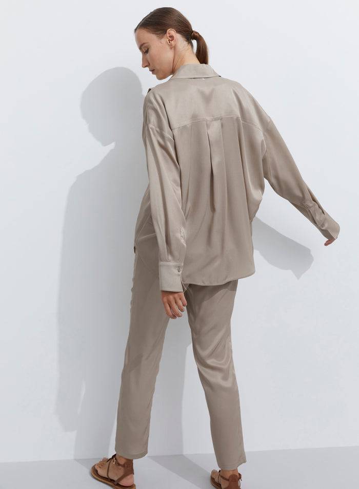 Lorena Antoniazzi CAMICIA IN TWILL DI SETA Fino Al -60%