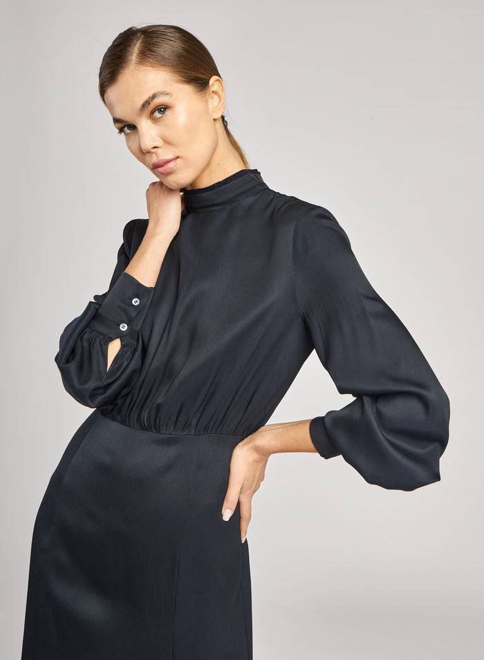 Lorena Antoniazzi ABITO IN TWILL DI SETA Sconto