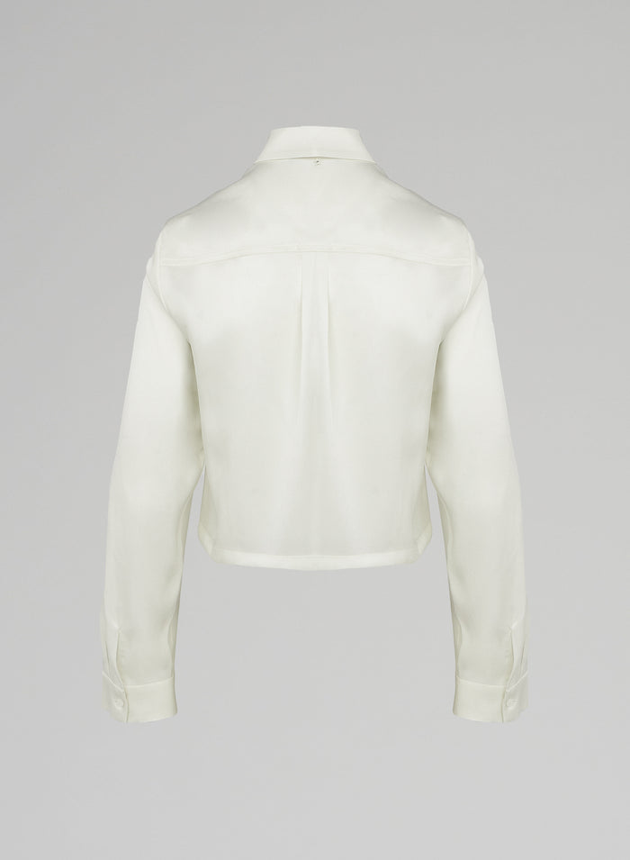 Lorena Antoniazzi BLUSA IN TWILL DI SETA Hotsell