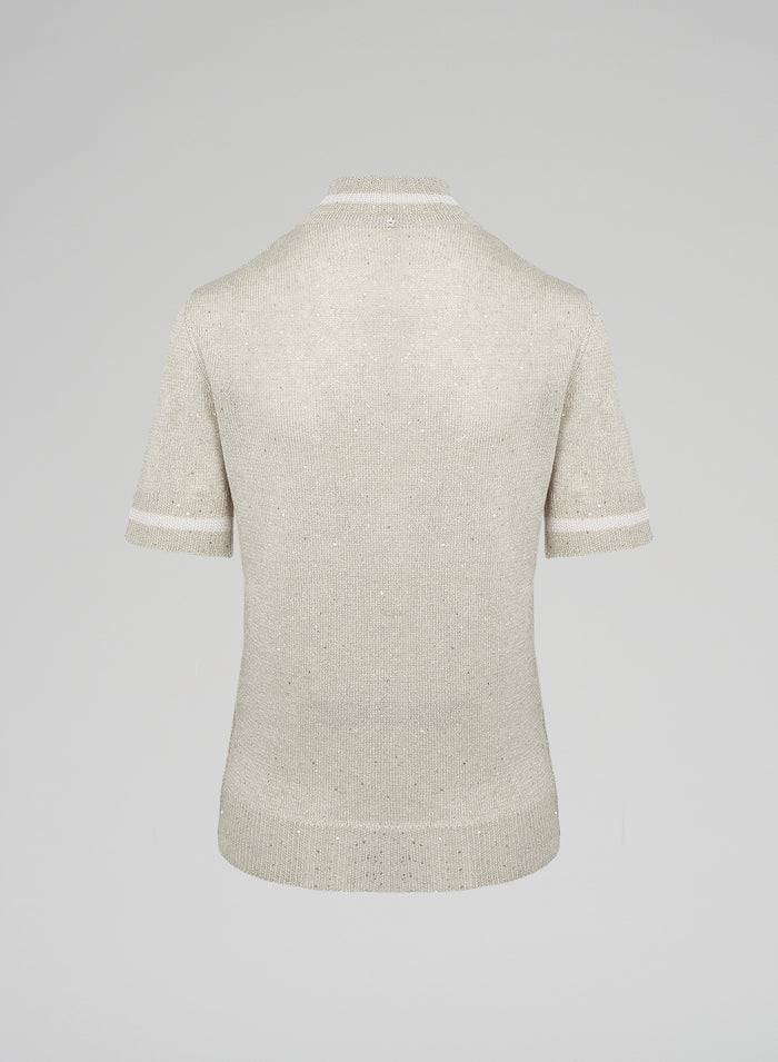 Lorena Antoniazzi TOP IN MAGLIA Vendite Flash