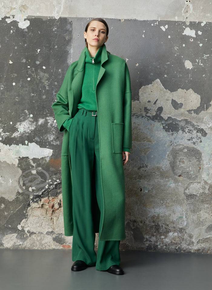 Lorena Antoniazzi CAPPOTTO IN LANA E ANGORA Nuovo