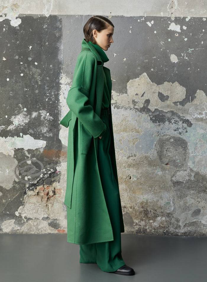 Lorena Antoniazzi CAPPOTTO IN LANA E ANGORA Nuovo