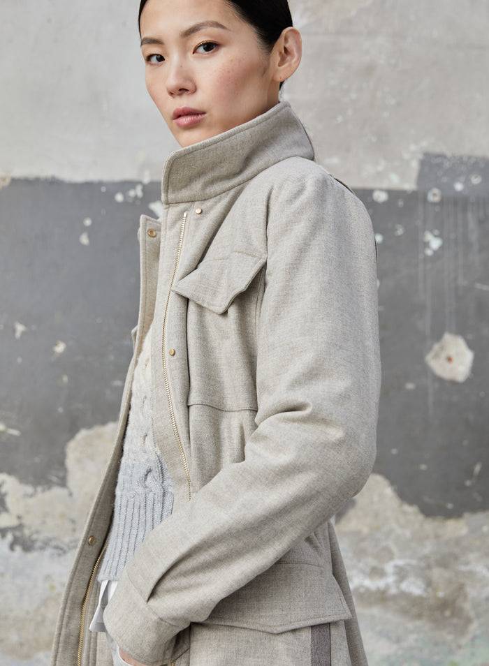Lorena Antoniazzi SAHARIANA IN FLANELLA STRETCH Shopping Online