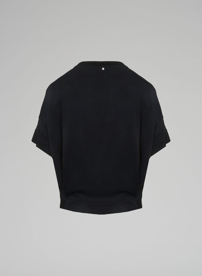 Lorena Antoniazzi T-SHIRT IN TWILL DI SETA Novità