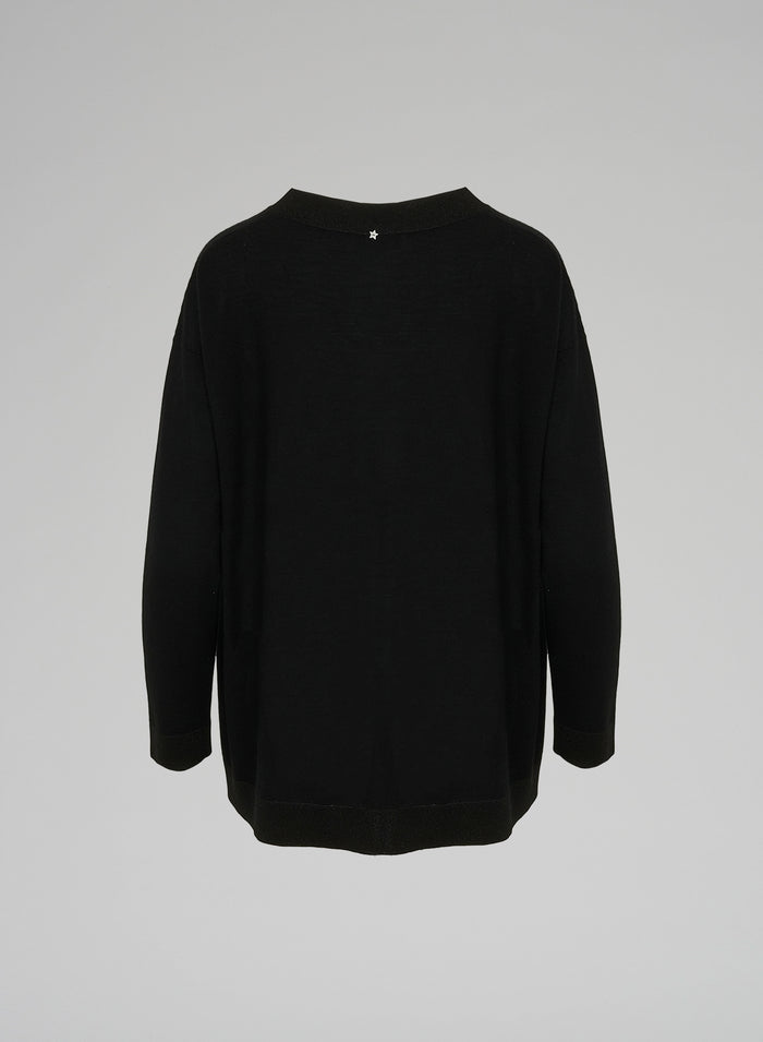 Lorena Antoniazzi MAGLIA IN CASHMERE E SETA Saldi