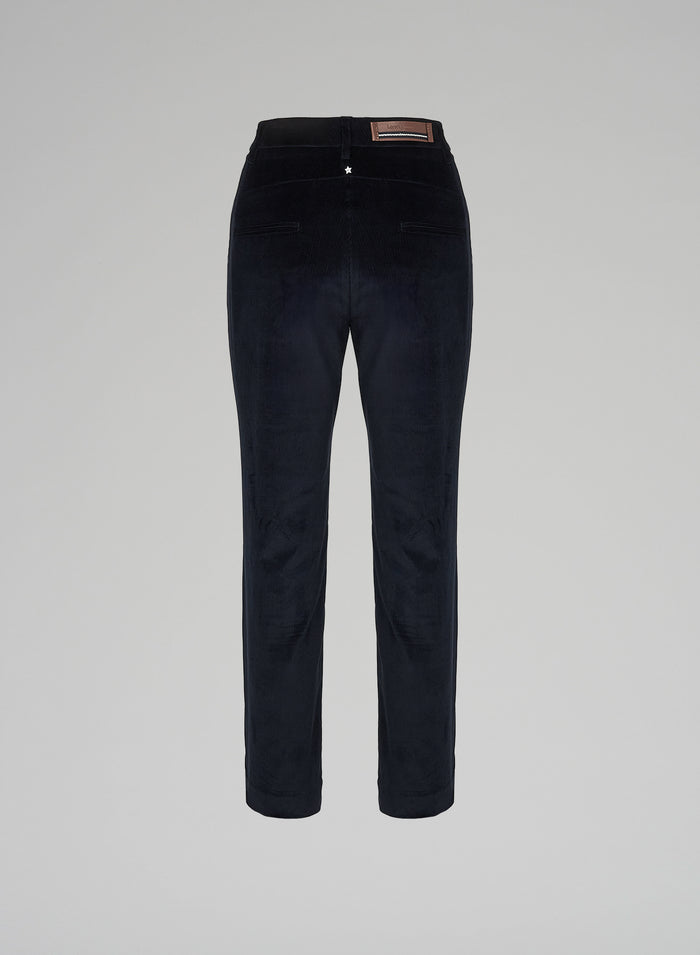 Lorena Antoniazzi PANTALONI IN VELLUTO Offerte