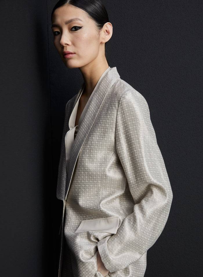 Lorena Antoniazzi GIACCA IN LUREX Pezzi Unici