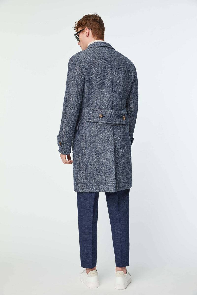 Lubiam Cappotto doppiopetto Sartorial Indigo Cappotto doppiopetto Sartorial Indigo Sconto