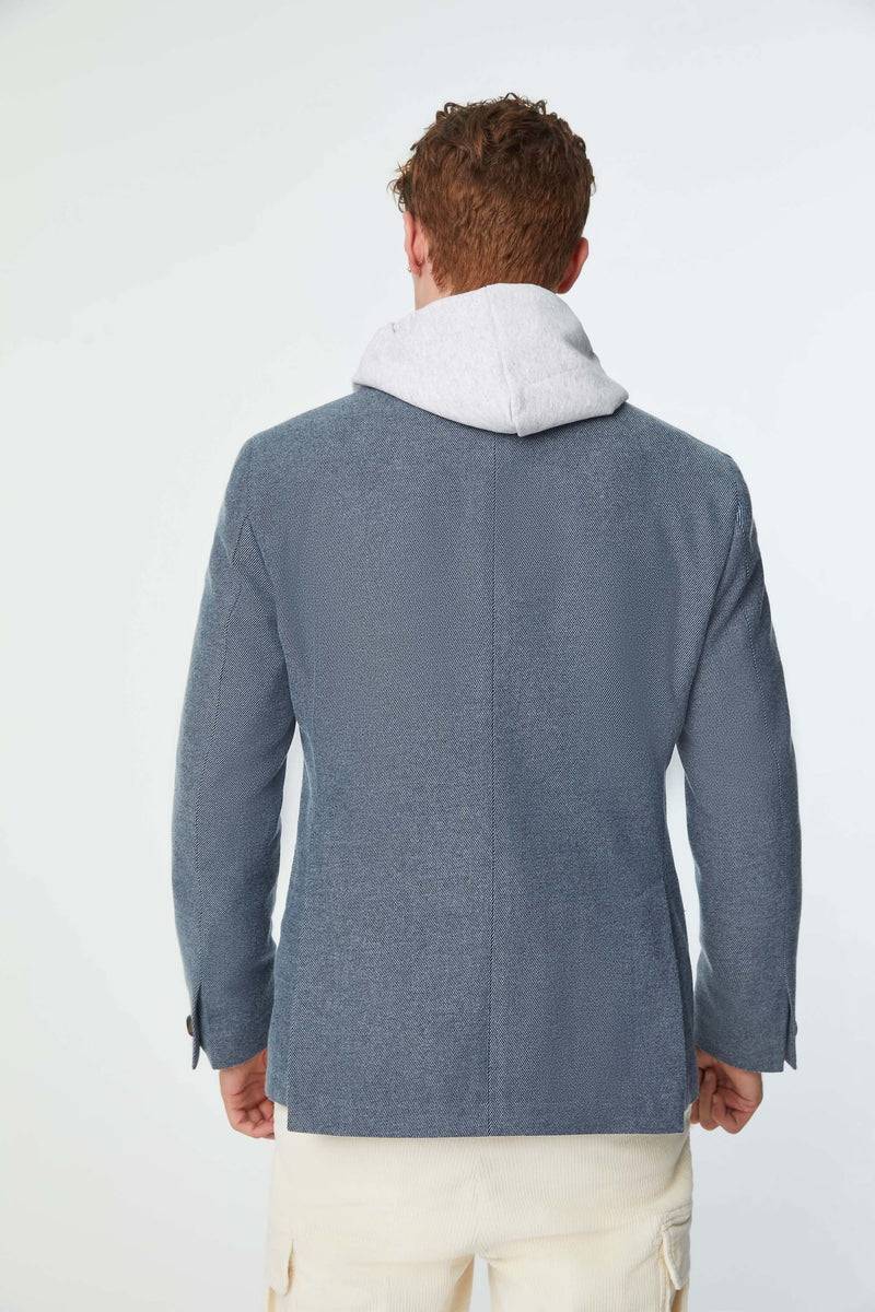 Lubiam Giacca TOM blu denim Sartorial Indigo Giacca TOM blu denim Sartorial Indigo Presa