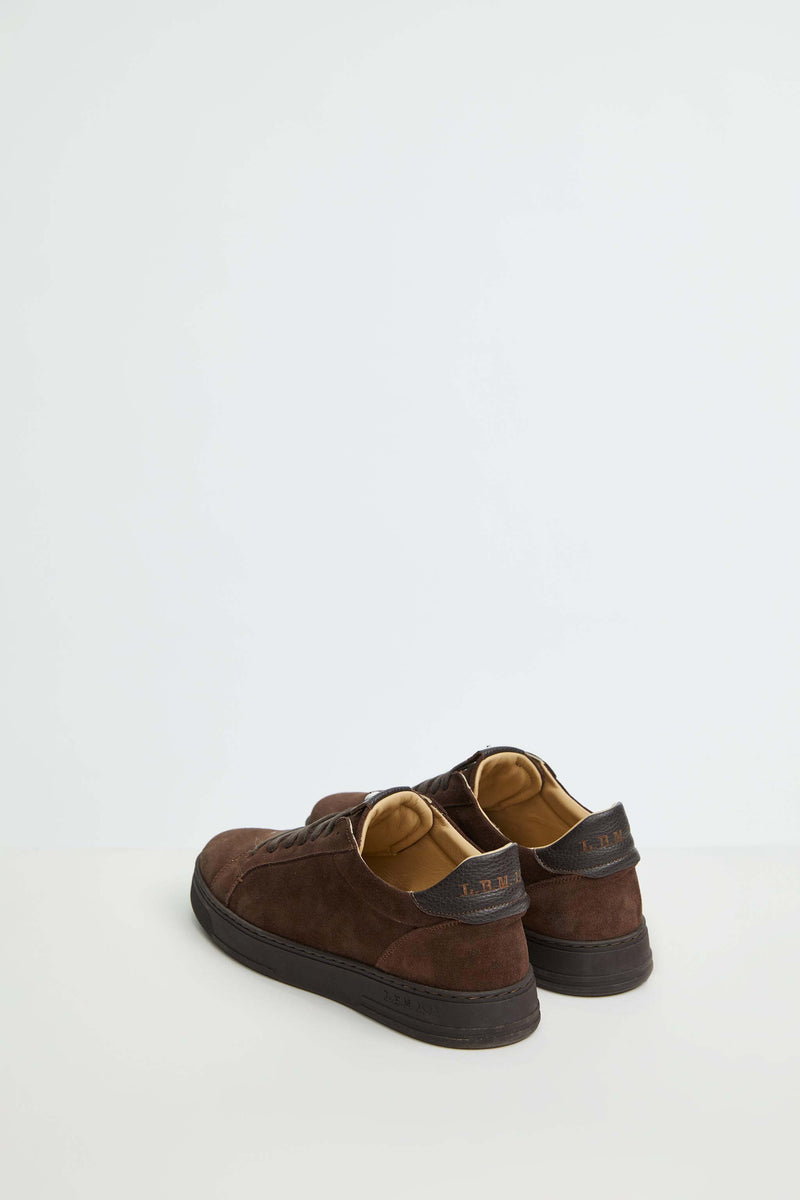 Lubiam Sneaker retro-tennis marrone Sneaker retro-tennis marrone 2025