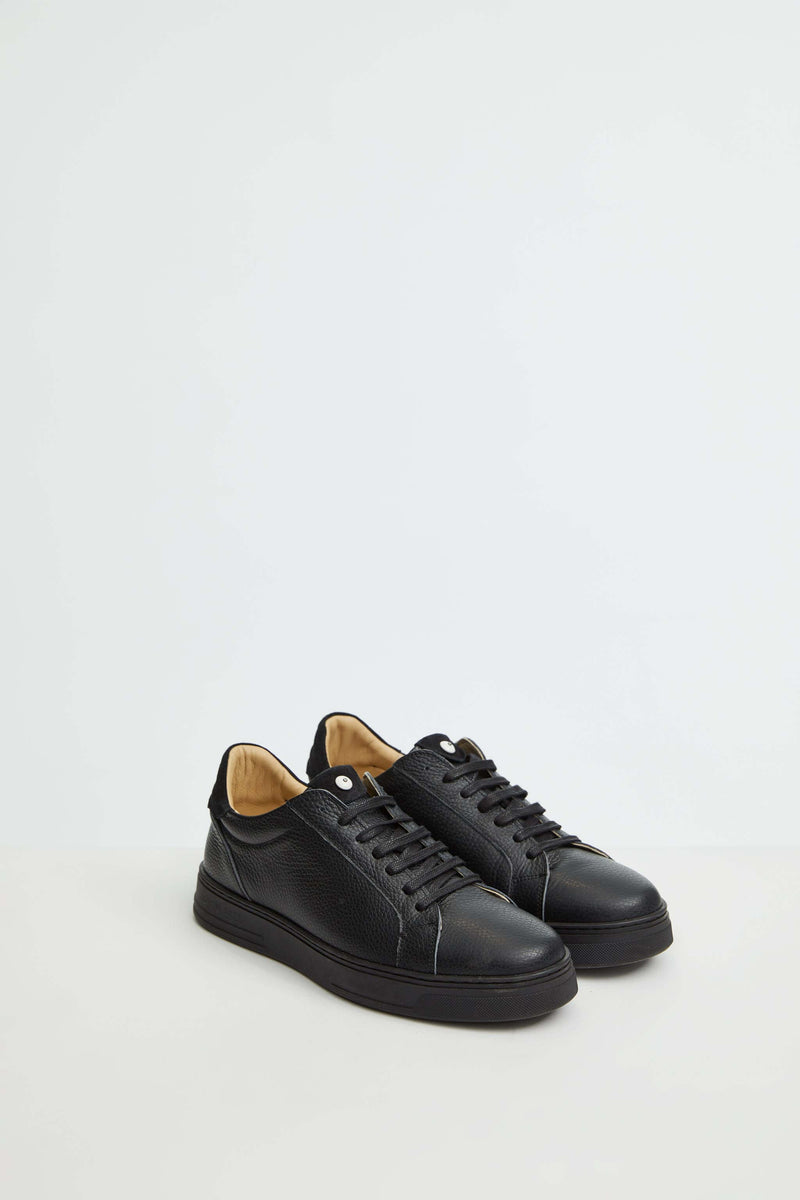 Lubiam Sneaker retro-tennis nero Sneaker retro-tennis nero Italy