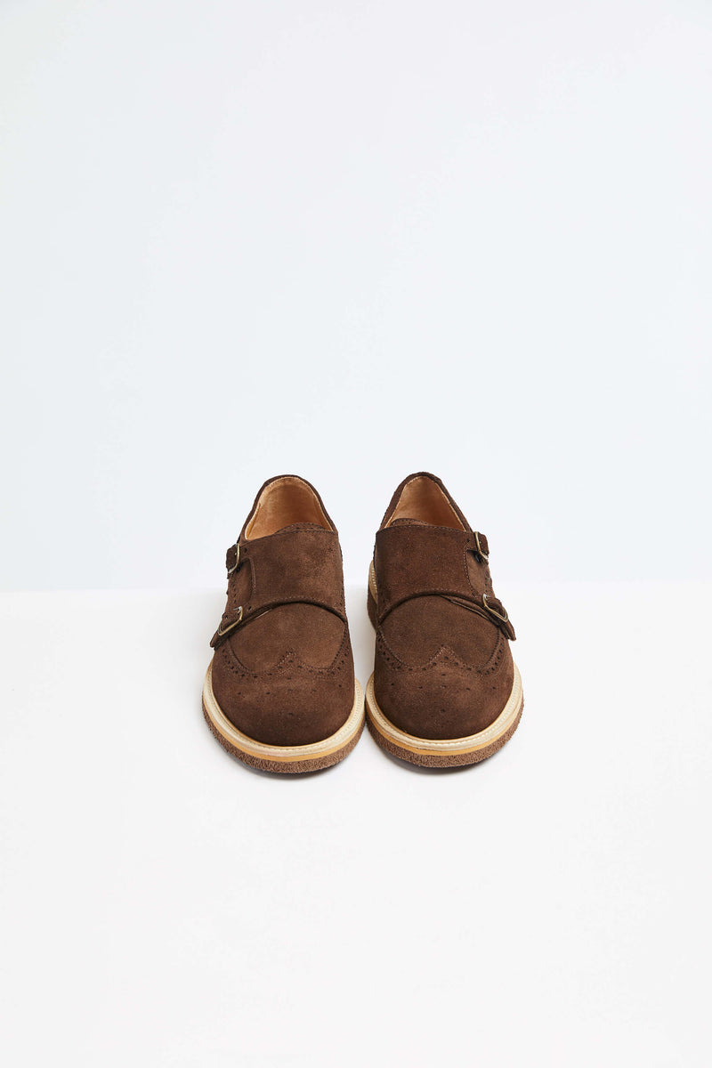 Lubiam Monkstrap in pelle marrone Monkstrap in pelle marrone Italia