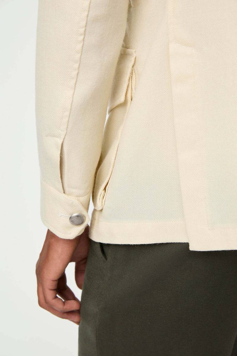 Lubiam Giacca SAHARA tinto capo bianco avorio Giacca SAHARA tinto capo bianco avorio Moda