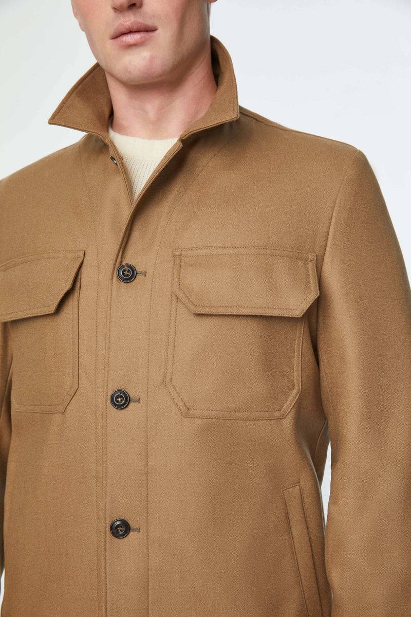 Lubiam Overshirt non trattato marrone Overshirt non trattato marrone Promozione