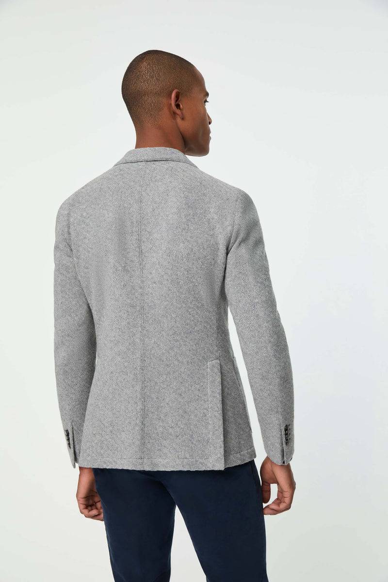 Lubiam Giacca PUNTO doppiopetto grigio ghiaccio Giacca PUNTO doppiopetto grigio ghiaccio Fino Al -60%