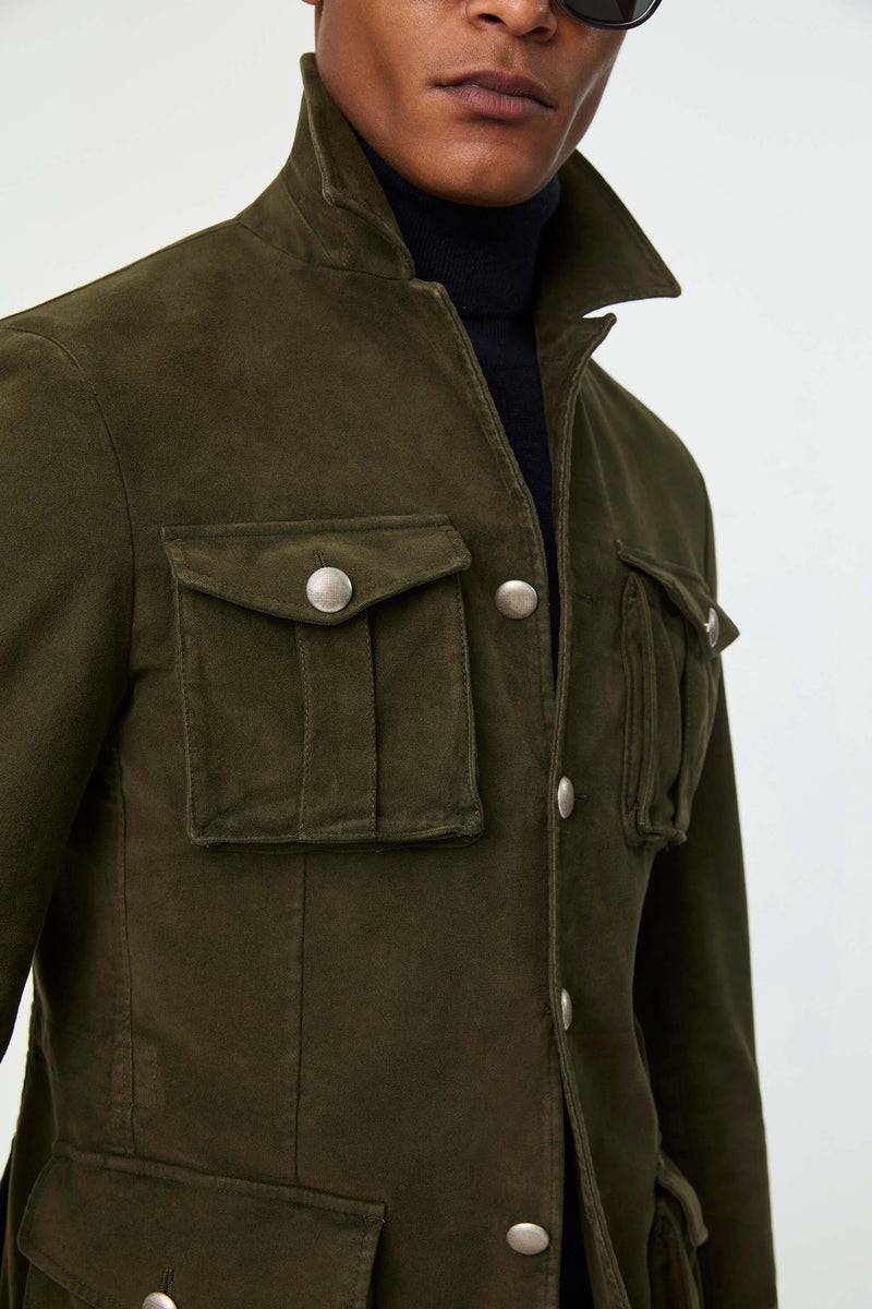 Lubiam Giacca SAHARA tinto capo verde militare Giacca SAHARA tinto capo verde militare Offerta