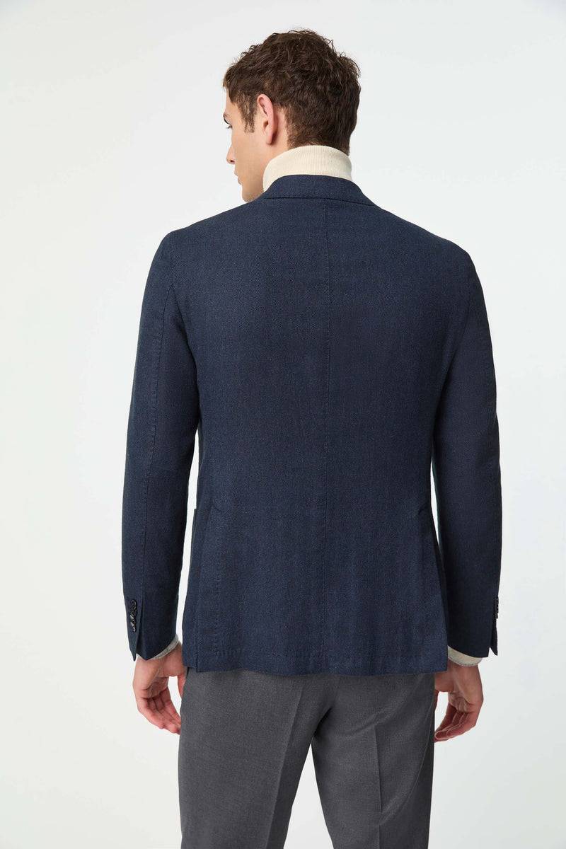 Lubiam Giacca Jack slim washed blu denim Giacca Jack slim washed blu denim Outlet
