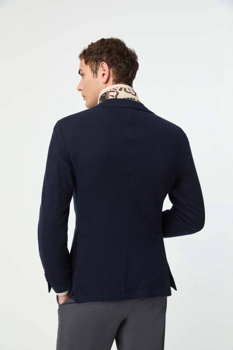 Lubiam Giacca JACK in cashmere blu Giacca JACK in cashmere blu In Vendita