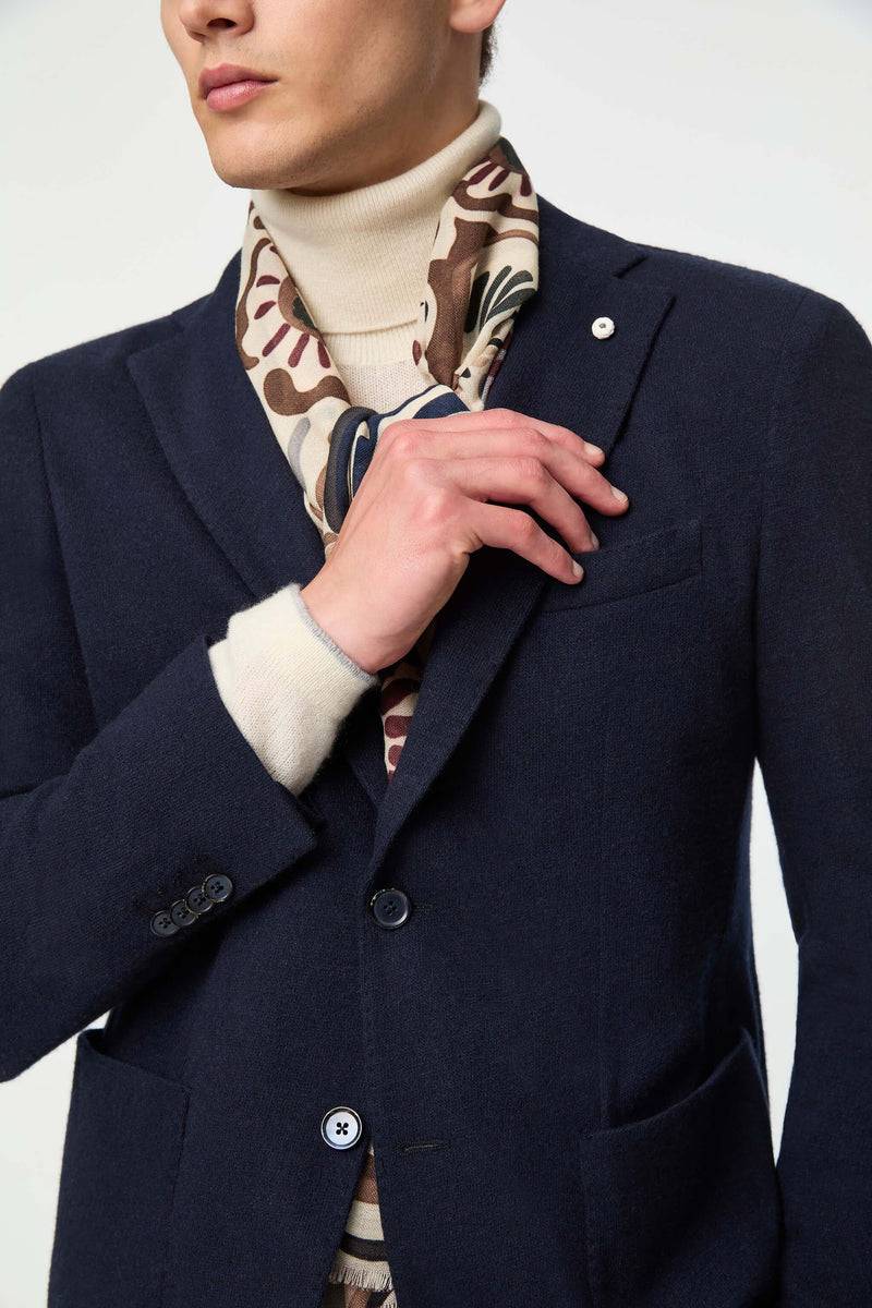 Lubiam Giacca JACK in cashmere blu Giacca JACK in cashmere blu In Vendita