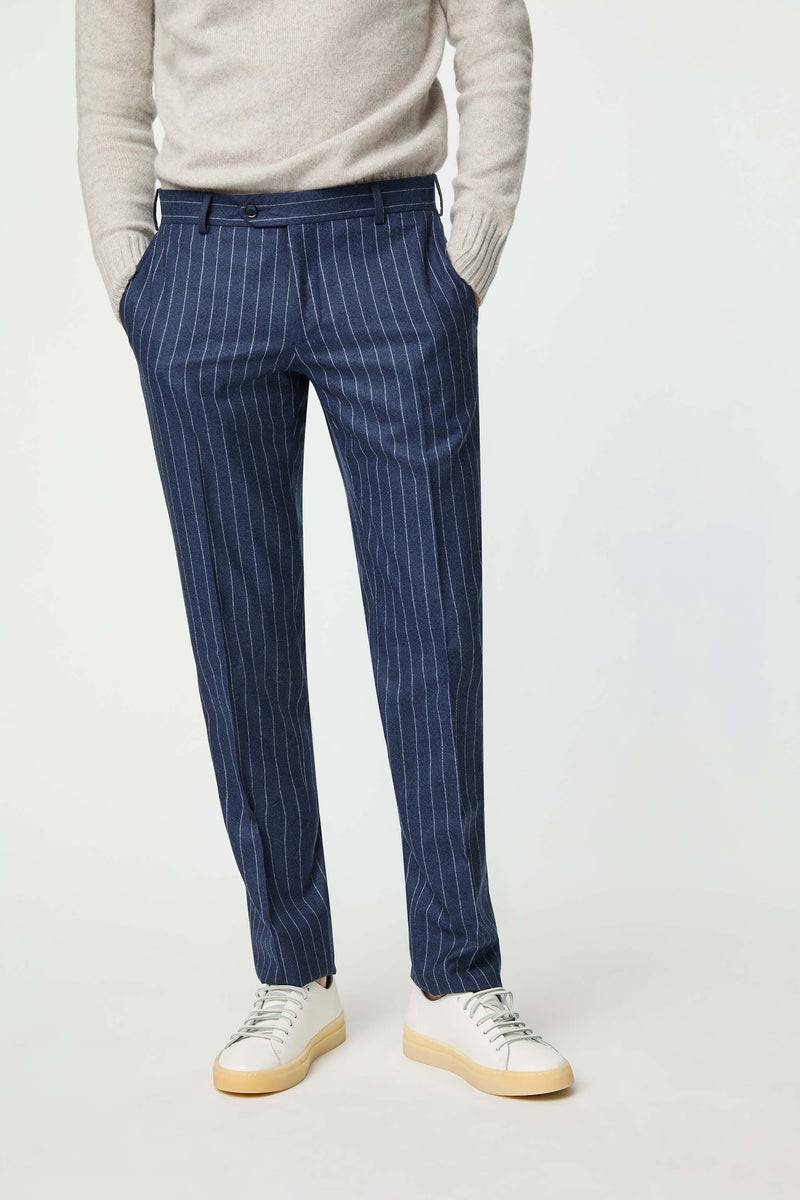 Lubiam Abito JAMES blu denim gessato Abito JAMES blu denim gessato In Linea