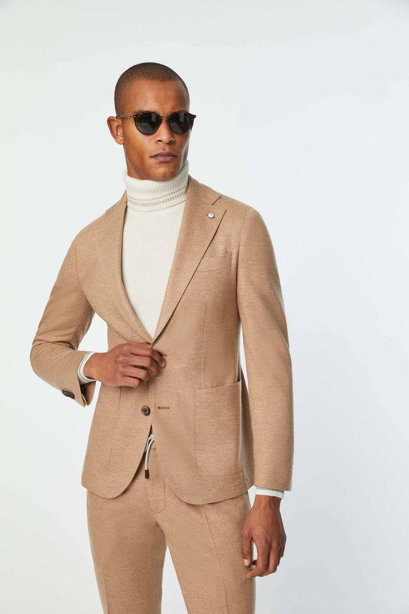 Lubiam Abito JACK in jersey beige Abito JACK in jersey beige Promozione