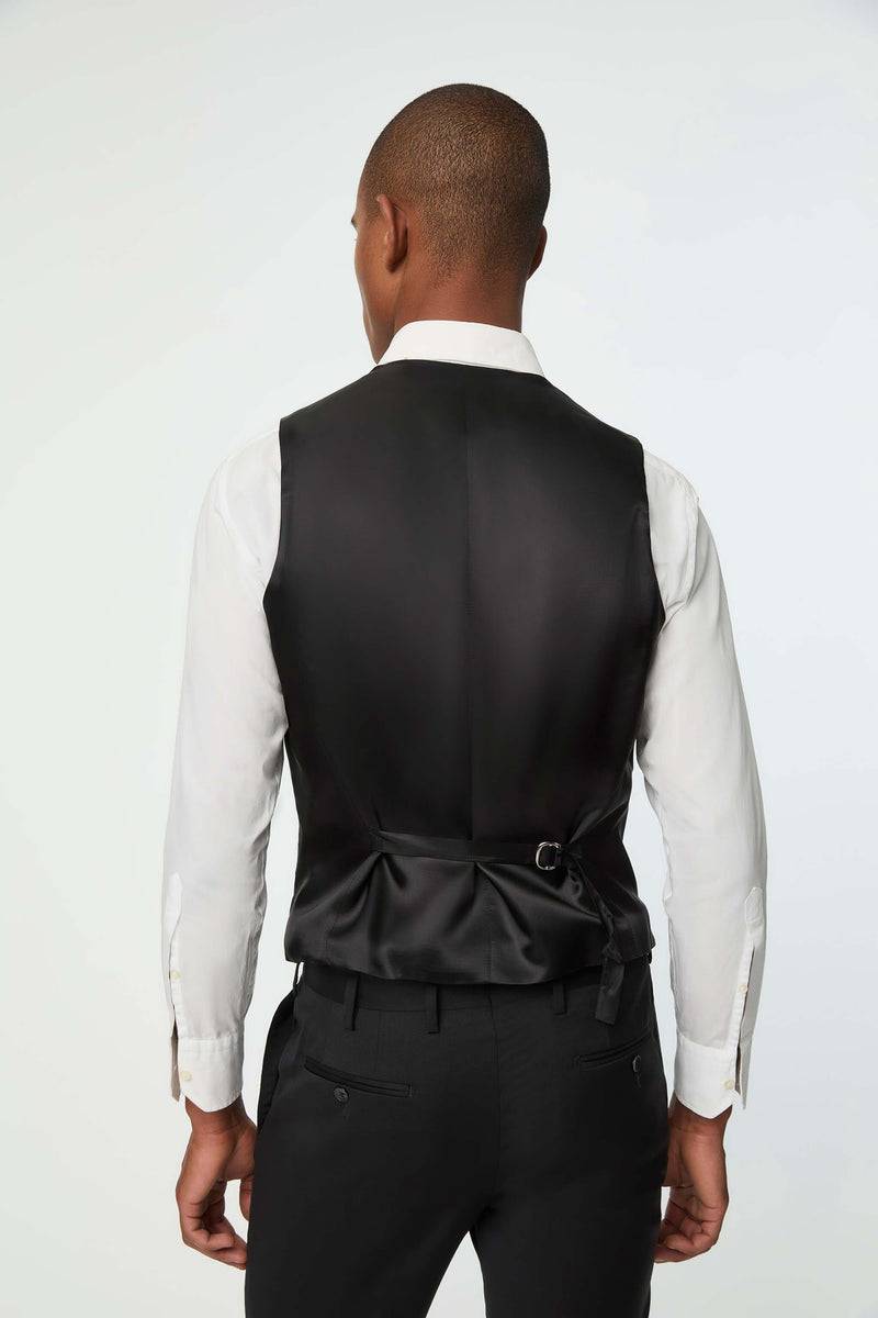 Lubiam Gilet Duetto DEREK nero Gilet Duetto DEREK nero Negozi Online