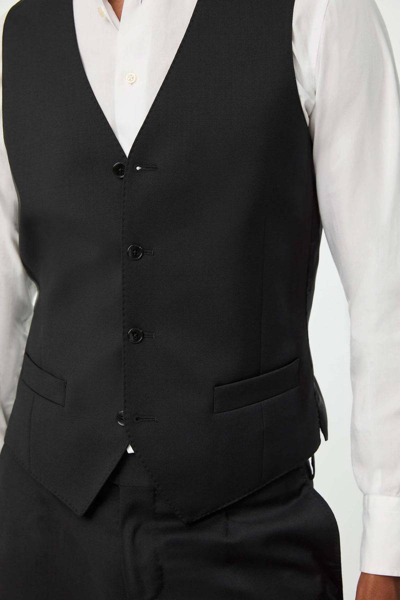 Lubiam Gilet Duetto DEREK nero Gilet Duetto DEREK nero Negozi Online