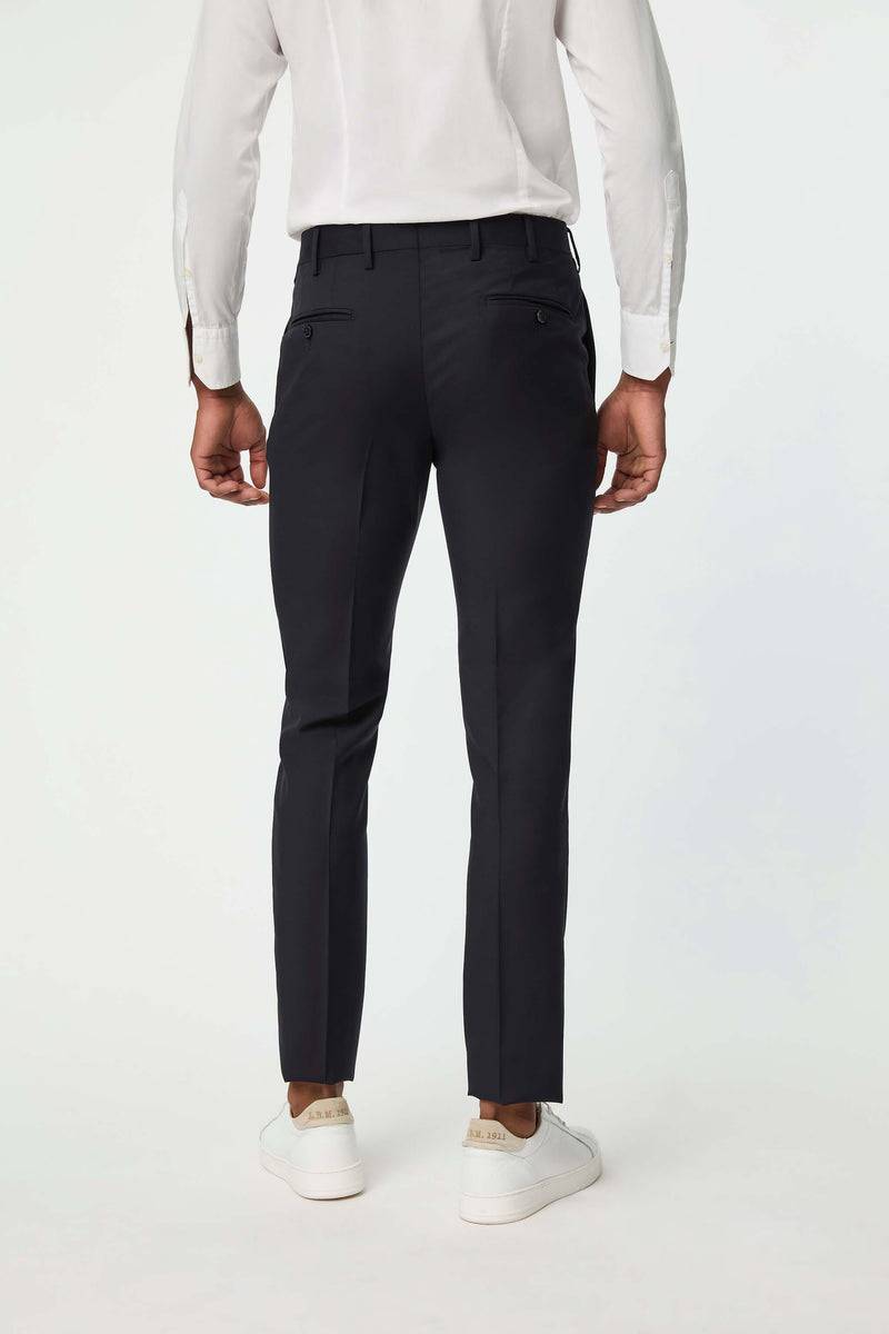 Lubiam Pantalone Duetto MAI TAI in lana blu scuro Pantalone Duetto MAI TAI in lana blu scuro Sconto