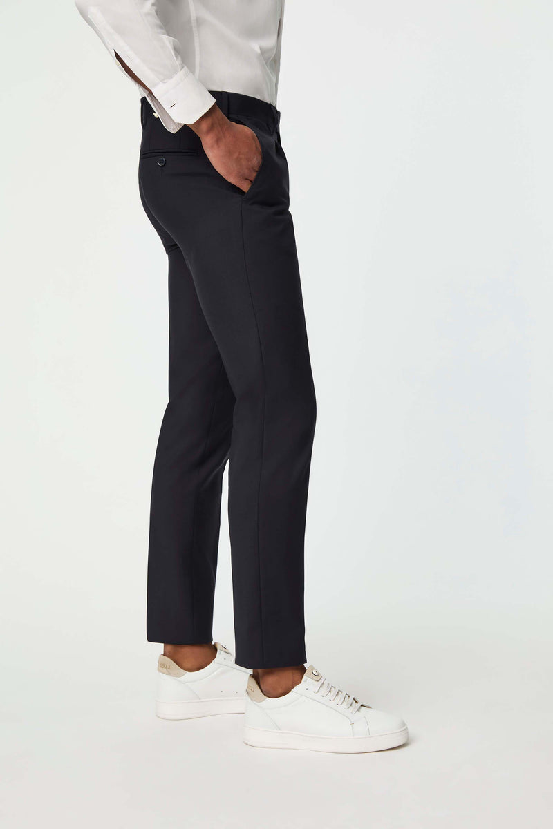 Lubiam Pantalone Duetto MAI TAI in lana blu scuro Pantalone Duetto MAI TAI in lana blu scuro Sconto