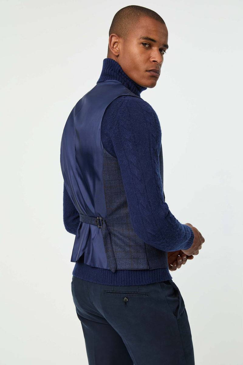Lubiam Gilet OSCAR blu scuro Gilet OSCAR blu scuro Online
