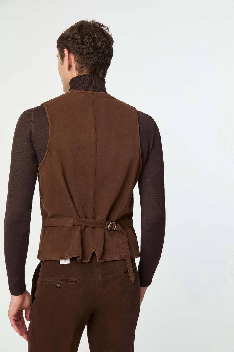 Lubiam Gilet MIKE tinto capo marrone Gilet MIKE tinto capo marrone Outlet