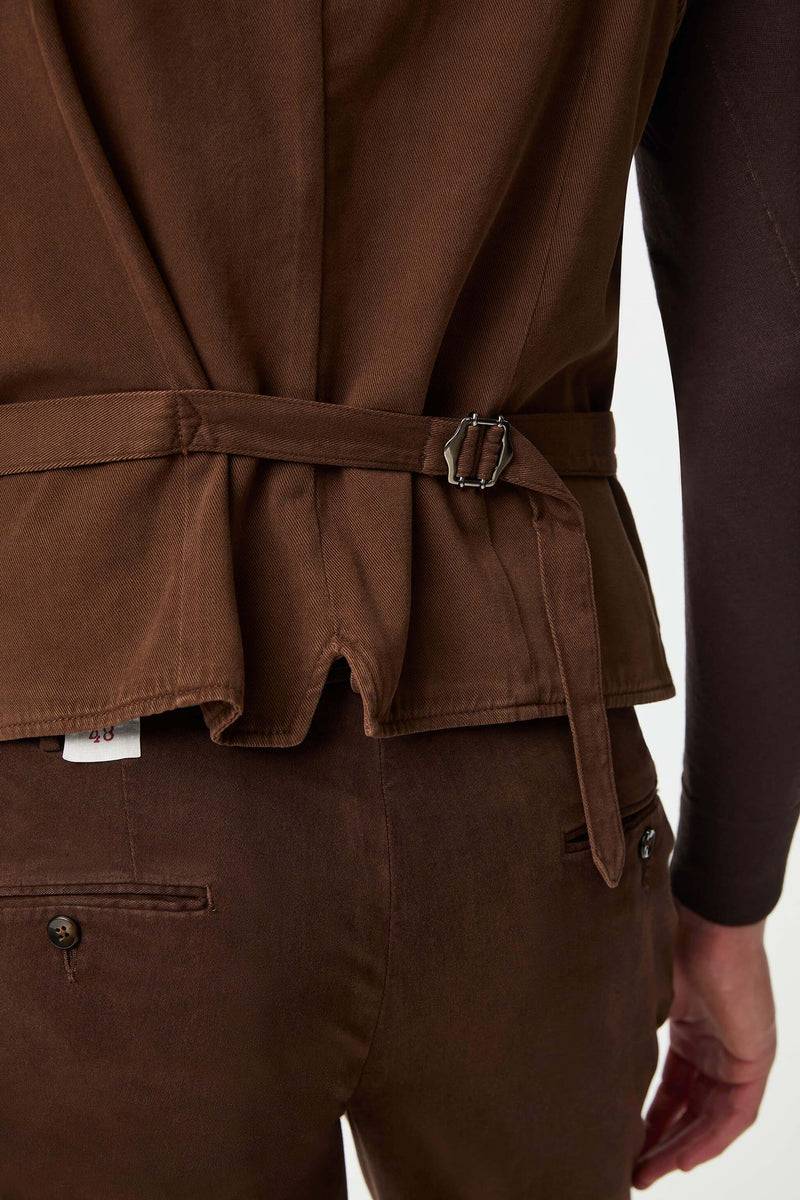 Lubiam Gilet MIKE tinto capo marrone Gilet MIKE tinto capo marrone Outlet