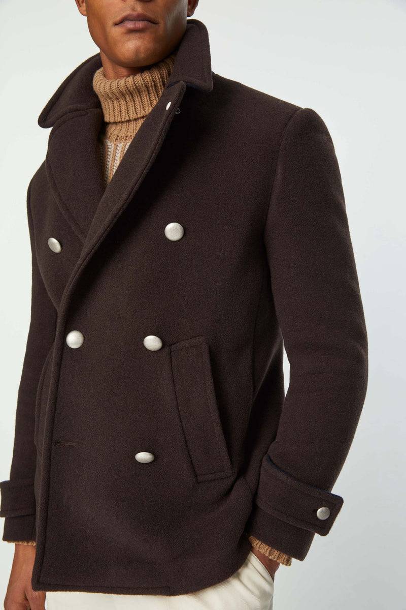 Lubiam Peacoat non trattato testa di moro Peacoat non trattato testa di moro I Più Venduti