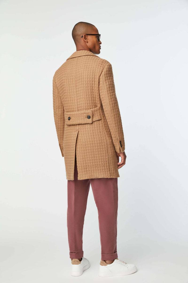 Lubiam Cappotto doppiopetto non trattato nocciola Cappotto doppiopetto non trattato nocciola Italia