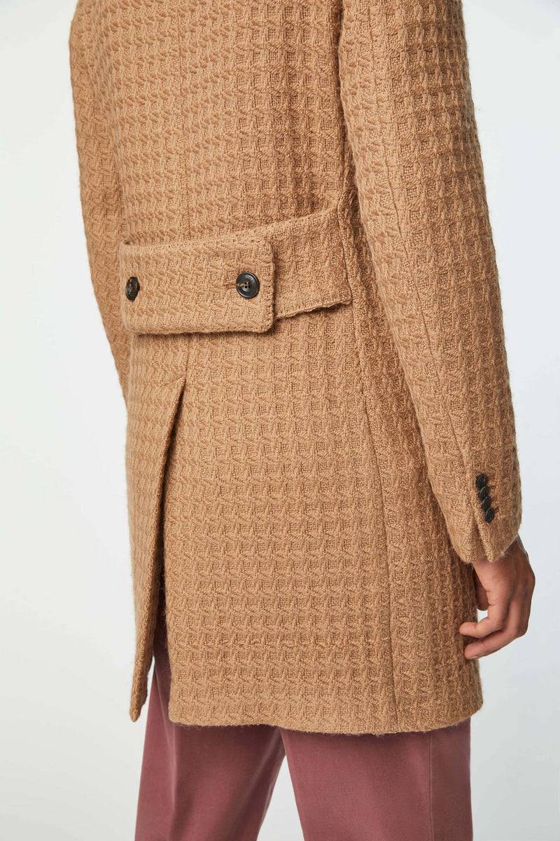 Lubiam Cappotto doppiopetto non trattato nocciola Cappotto doppiopetto non trattato nocciola Italia