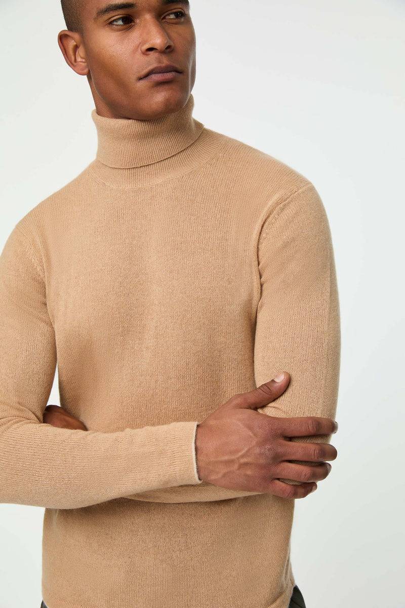 Lubiam Maglia dolcevita in cashmere beige Maglia dolcevita in cashmere beige Saldi