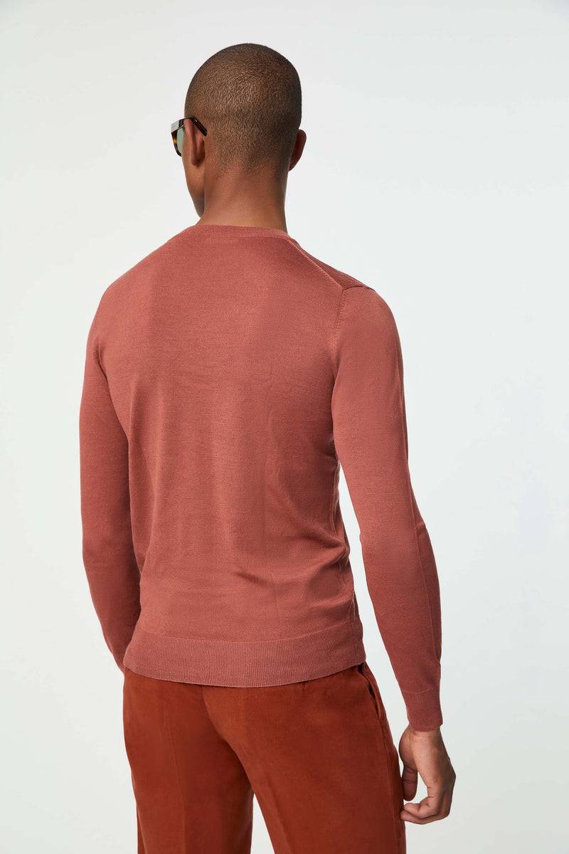 Lubiam Maglia girocollo leggera ruggine Maglia girocollo leggera ruggine Hotsell