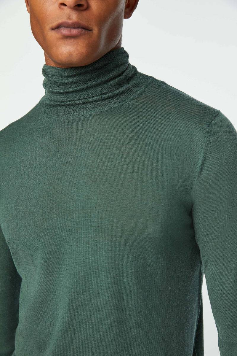 Lubiam Maglia dolcevita verde bosco Maglia dolcevita verde bosco Vendita Economica