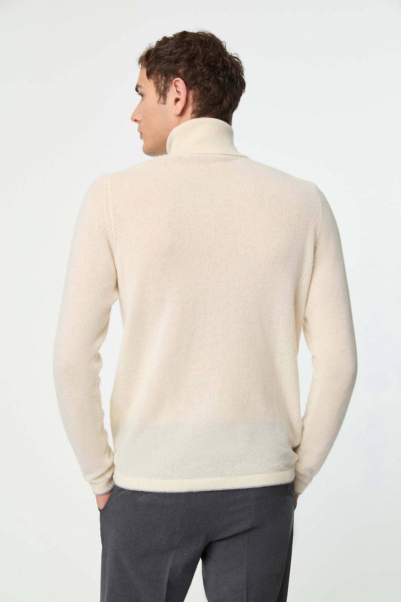 Lubiam Maglia dolcevita bianco latte in cashmere Maglia dolcevita bianco latte in cashmere Nuova