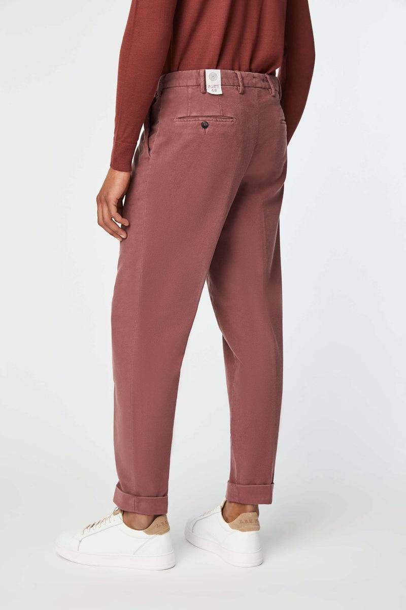Lubiam Pantalone MILES tinto capo viola vinaccia Pantalone MILES tinto capo viola vinaccia Spedizione Gratuita