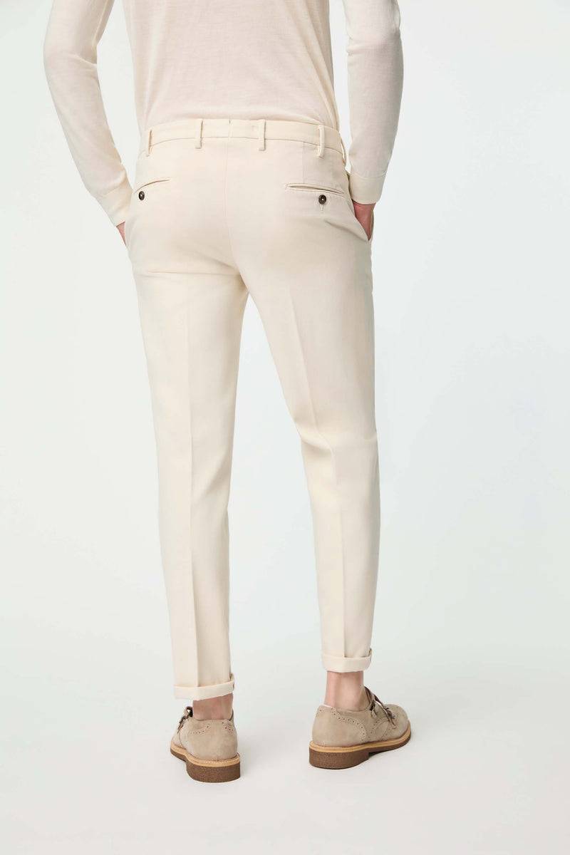 Lubiam Pantalone ELTON tinto capo bianco avorio Pantalone ELTON tinto capo bianco avorio Promozione Limitata