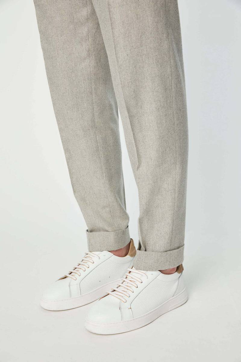 Lubiam Pantalone HERBIE grigio ghiaccio Pantalone HERBIE grigio ghiaccio Fino Al -60%