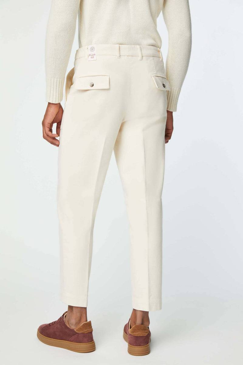 Lubiam Pantalone ANDY tinto capo bianco Pantalone ANDY tinto capo bianco Shopping Online