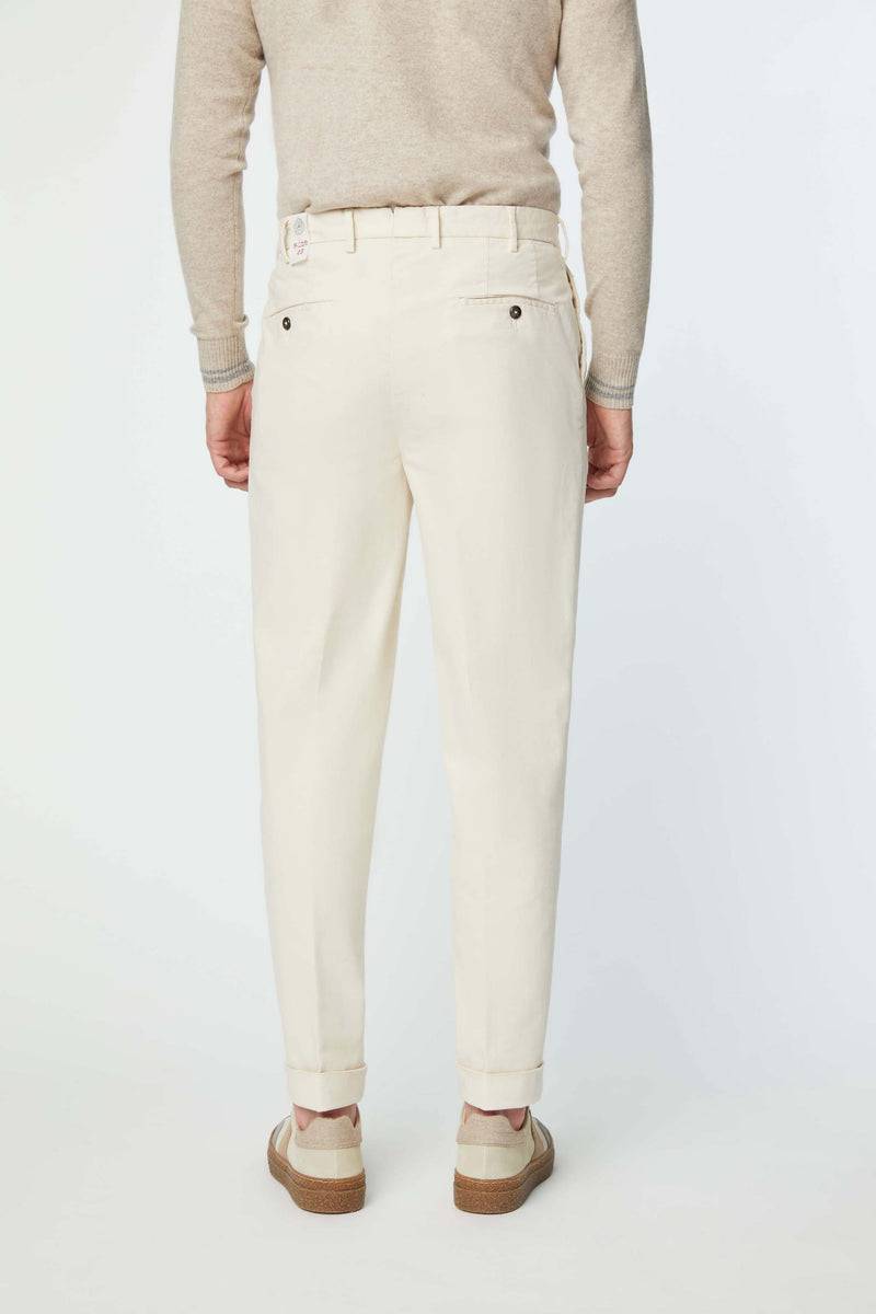 Lubiam Pantalone MILES tinto capo bianco Pantalone MILES tinto capo bianco Sottocosto