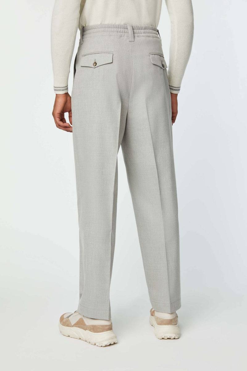 Lubiam Pantalone MARK non trattato grigio ghiaccio Pantalone MARK non trattato grigio ghiaccio Novità