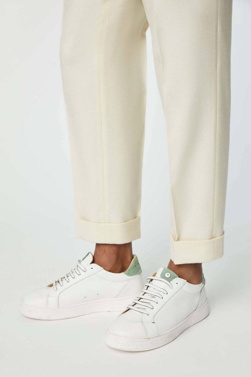 Lubiam Pantalone MILES bianco avorio Pantalone MILES bianco avorio Sconto
