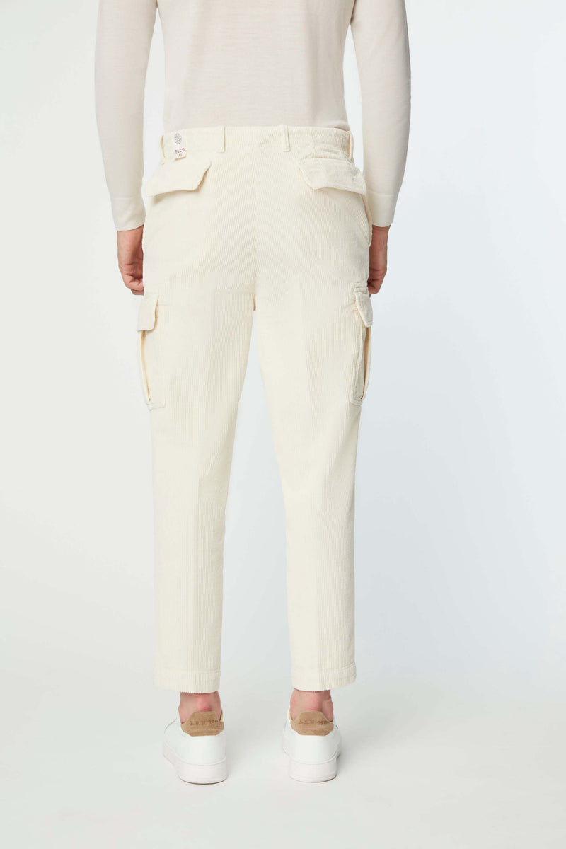 Lubiam Pantalone CARGO bianco avorio Pantalone CARGO bianco avorio Economico